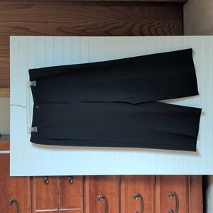 Ann Taylor Wide Leg Crop Trouser, Black, Sz. 14